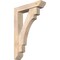 Ekena Millwork Merced Slat Smooth Bracket w/ Offset Brace, Douglas Fir, 5 1/2"W x 24"D x 36"H BKT0604X24X36MRC06SDF - alternate 1
